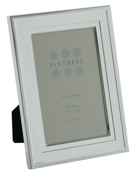 Sixtrees 6-348-46 Drago Silver Plated 6x4 inch Photo Frame Sixtrees 6-348-46 Drago Silver Plated 6x4 inch Photo Frame