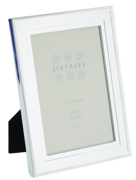 Sixtrees 6-348-57 Drago Silver Plated 7x5 inch Photo Frame