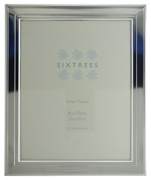 Sixtrees 6-348-80 Drago Silver Plated 10x8 inch Photo Frame Sixtrees 6-348-80 Drago Silver Plated 10x8 inch Photo Frame