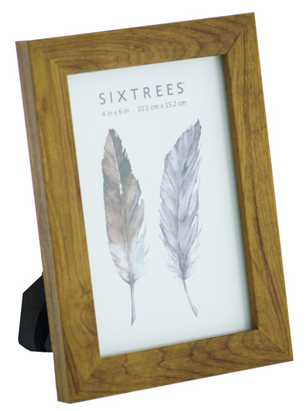 Sixtrees Twilight WD-205-46 Light Oak Finish 6x4 inch Photo Frame