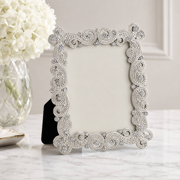 Sixtrees Matilda Antique Vintage Shabby Chic metal 3.5x2.5 inch photo frame