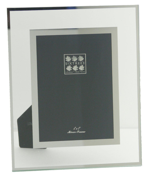 Sixtrees Lenton 3-601-57 Flat Glass  and Mirror Line 7x5 inch Photo Frame.