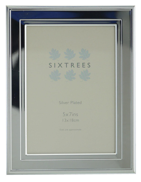 Sixtrees 6-348-57 Drago Silver Plated 7x5 inch Photo Frame