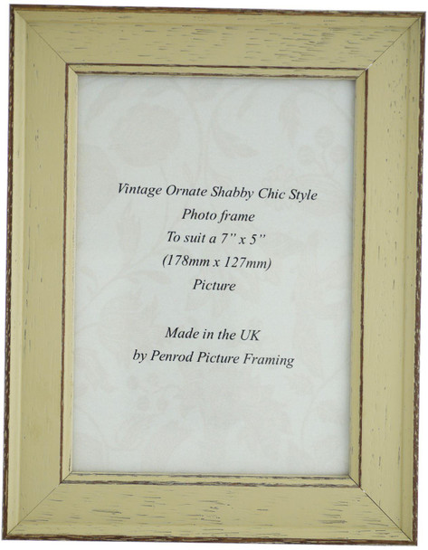 Siena Light Sage 7x5 inch  Handmade Shabby Chic  Photo Frame.