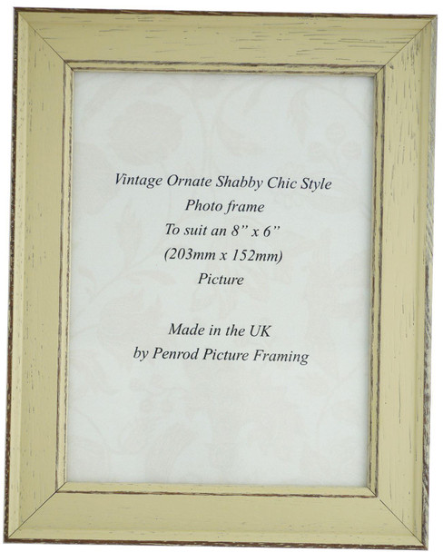 Siena Light Sage 8x6 inch  Handmade Shabby Chic  Photo Frame.