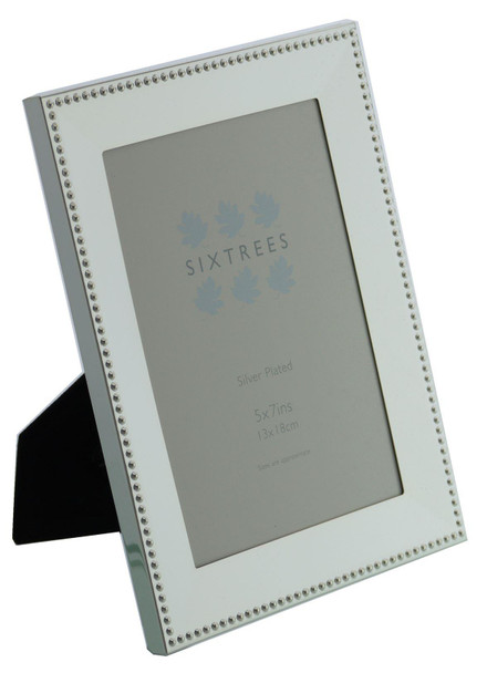 Sixtrees 6-309-57 Farrell Silver Plated 7x5 inch Photo Frame