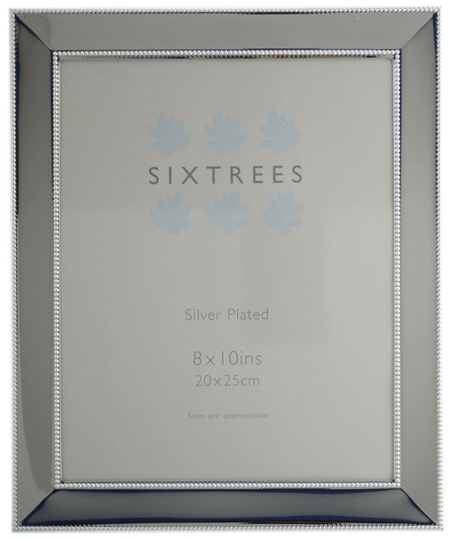 Sixtrees 6-302-80 Jenkins Silver Plated 8 x 10 inch Photo F