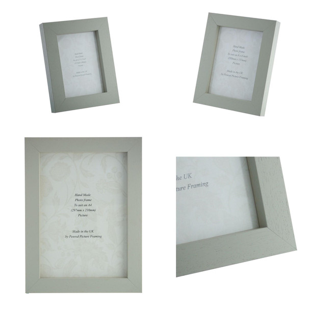 Christchurch Hand Made Grey Wood 7 x 5 - 16 x 12 inch Photo Frames 33mm Profile