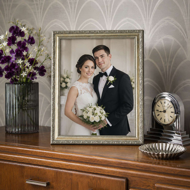 Antoinette Hand Made Shabby Vintage Ornate  Antinque Silver 6 x 4 inch to 12 x 10 inch photo frames.
