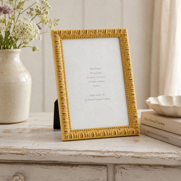 Giselle Hand Made Shabby Chic Vintage Ornate Sunflower Yellow  photo frames