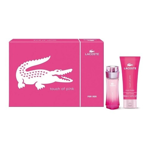 Lacoste Lacoste Touch of Pink Gift Set 30ml EDT and 100ml Body Lotion