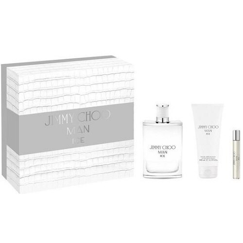 Jimmy Choo Jimmy Choo Man Ice Gift Set 100ml EDT and 100ml Aftershave Balm and 7.5ml EDT