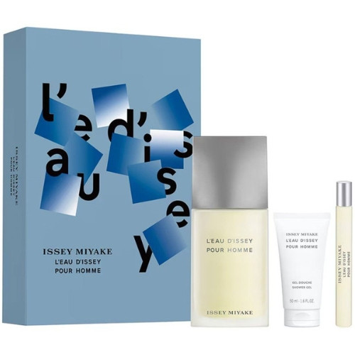 Issey Miyake L'Eau d'Issey Pour Homme Gift Set 125ml EDT & 50ml Shower Gel & 10ml EDT