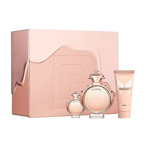 Rabanne Olympea Gift Set 80ml EDP & 100ml Body Lotion & 6ml EDP