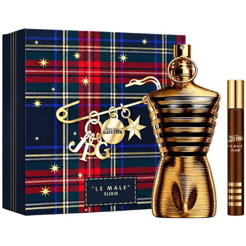 Jean Paul Gaultier Le Male Elixir Gift Set 200ml EDP & 10ml EDP