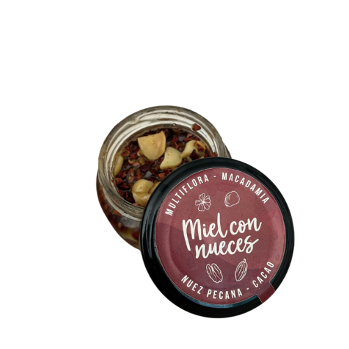 Miel con nueces y cacao
