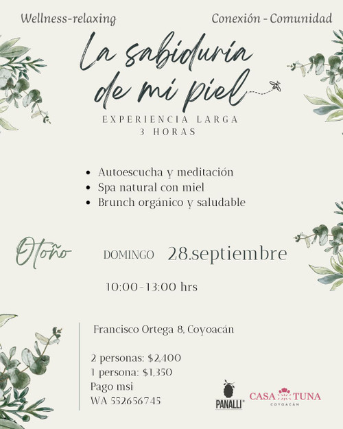 Experiencia Sabiduría de la piel Otoño Experiencia Sabiduría de la piel Otoño