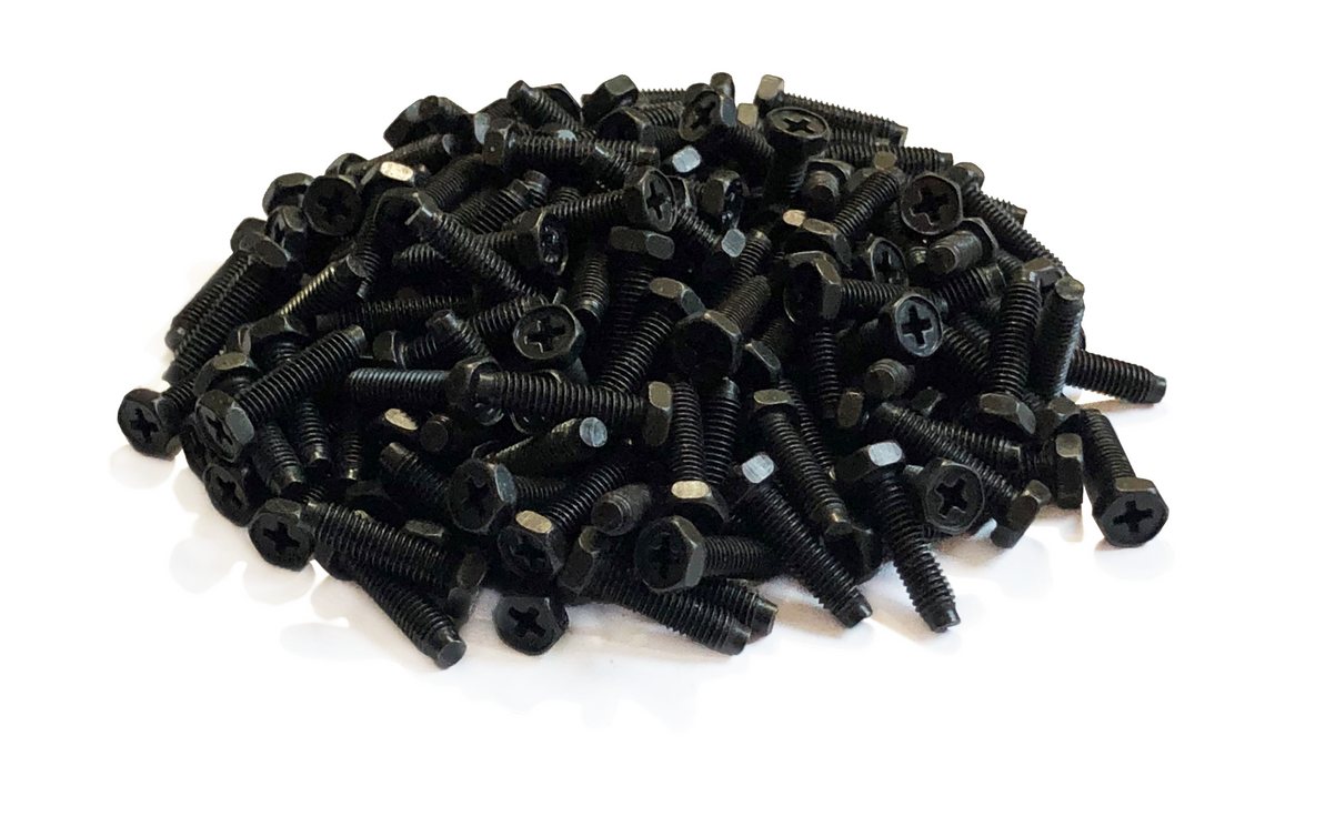 Tornillos Para Rack RackGold® 10-32 Con Arandelas - Paquete De 50 RoHS Y Hechos En EE. UU. G1032-SBW-T50