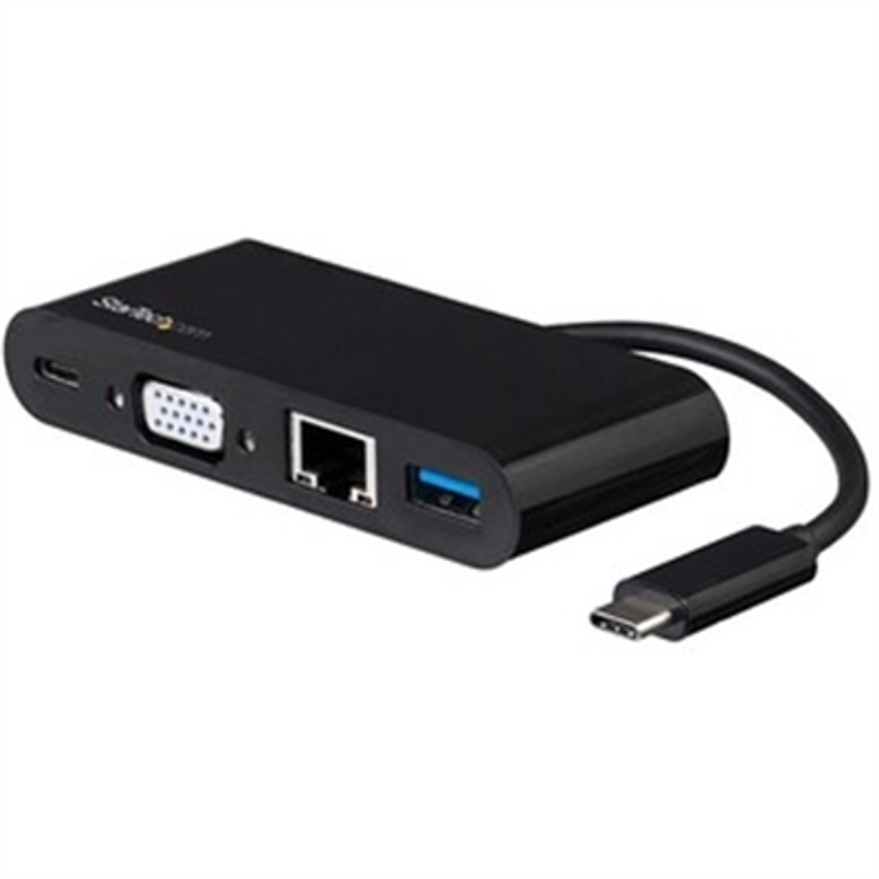 StarTech.com USB C Multiport - Mini USB-C Dock w/ VGA - 60W Power Delivery - Type-A 5Gbps - Gigabit Ethernet