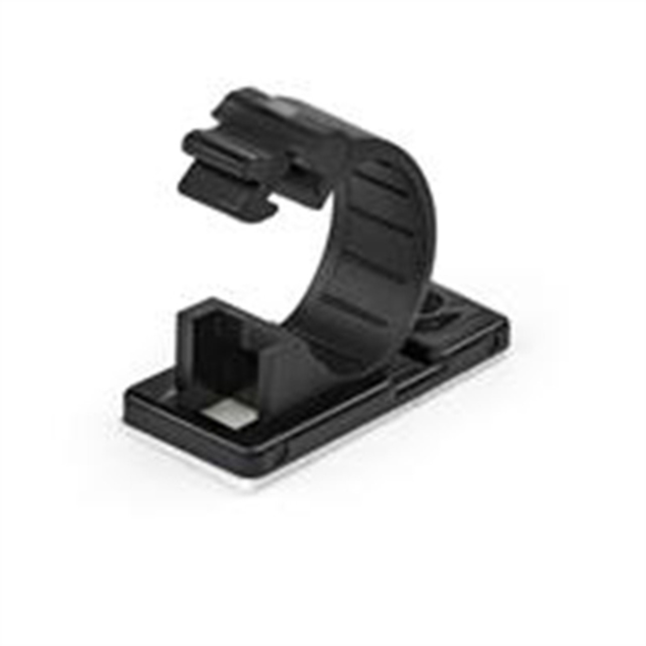 StarTech.com CBMCC2 100 Self Adhesive Cable Management Clips -  Ethernet/Network Cable/Office Desk Cord Organizer - Sticky Wire  Holder/Clamp Black