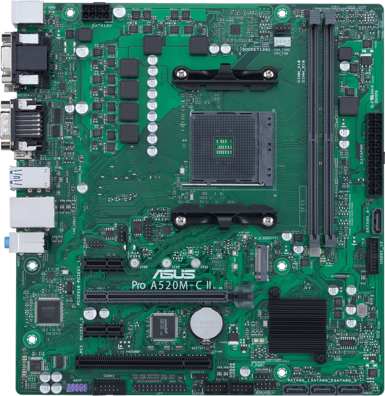 Asus A520M C II CSM Desktop Motherboard AMD Chipset Socket