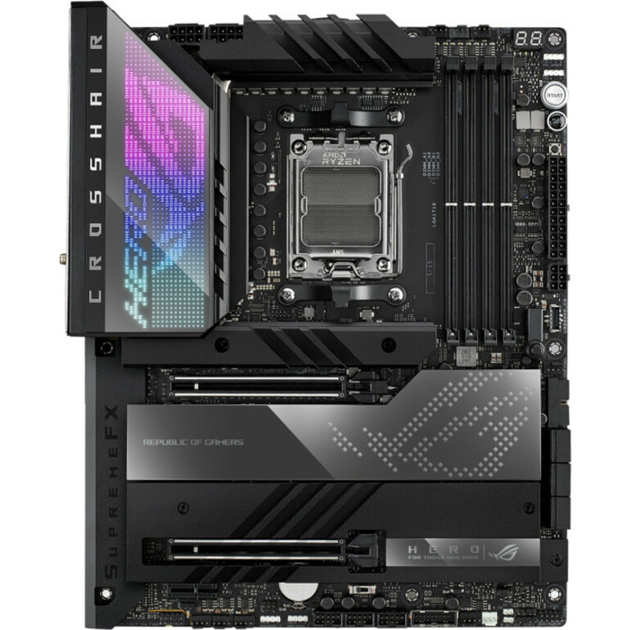 Asus ROG Crosshair X670E HERO Gaming Desktop Motherboard