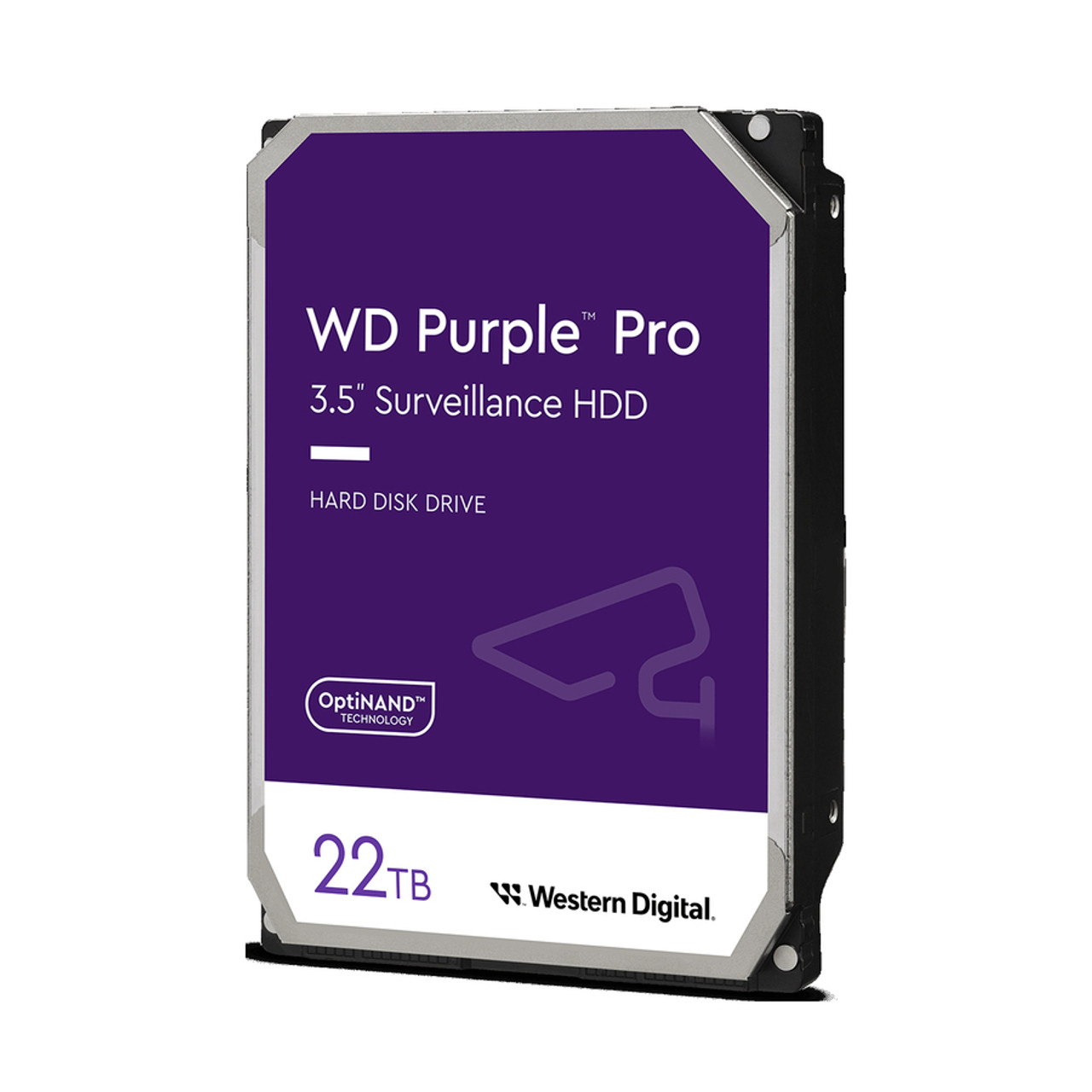 WD Purple Pro WD221PURP 22 TB Hard Drive - 3.5 Internal - SATA (SATA/600)  - Conventional Magnetic Recording (CMR) Method