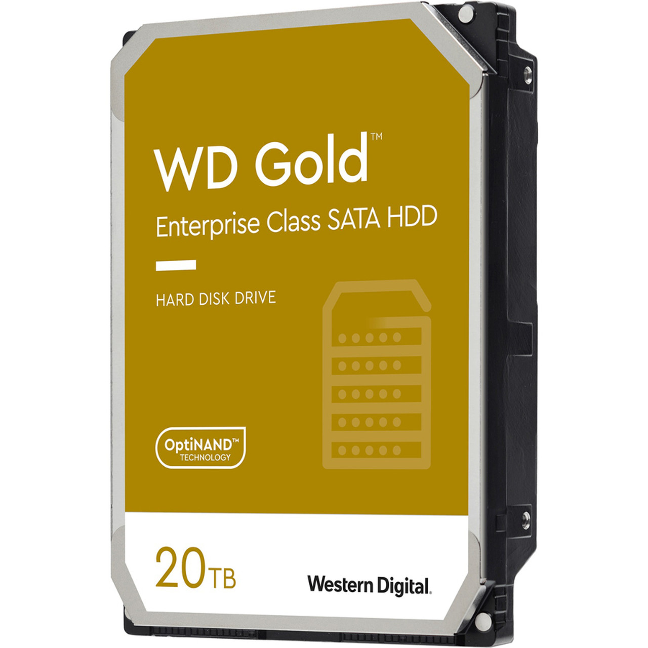 WD Gold WD202KRYZ 20 TB Hard Drive - 3.5 Internal - SATA (SATA/600) -  Conventional Magnetic Recording (CMR) Method