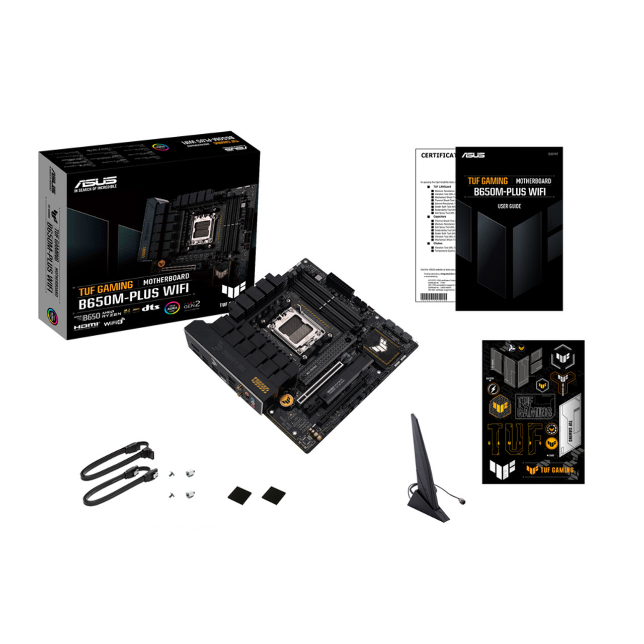 TUF GAMING B650M-PLUS WIFI Gaming Desktop Motherboard - AMD B650 Chipset -  Socket AM5 - Micro ATX