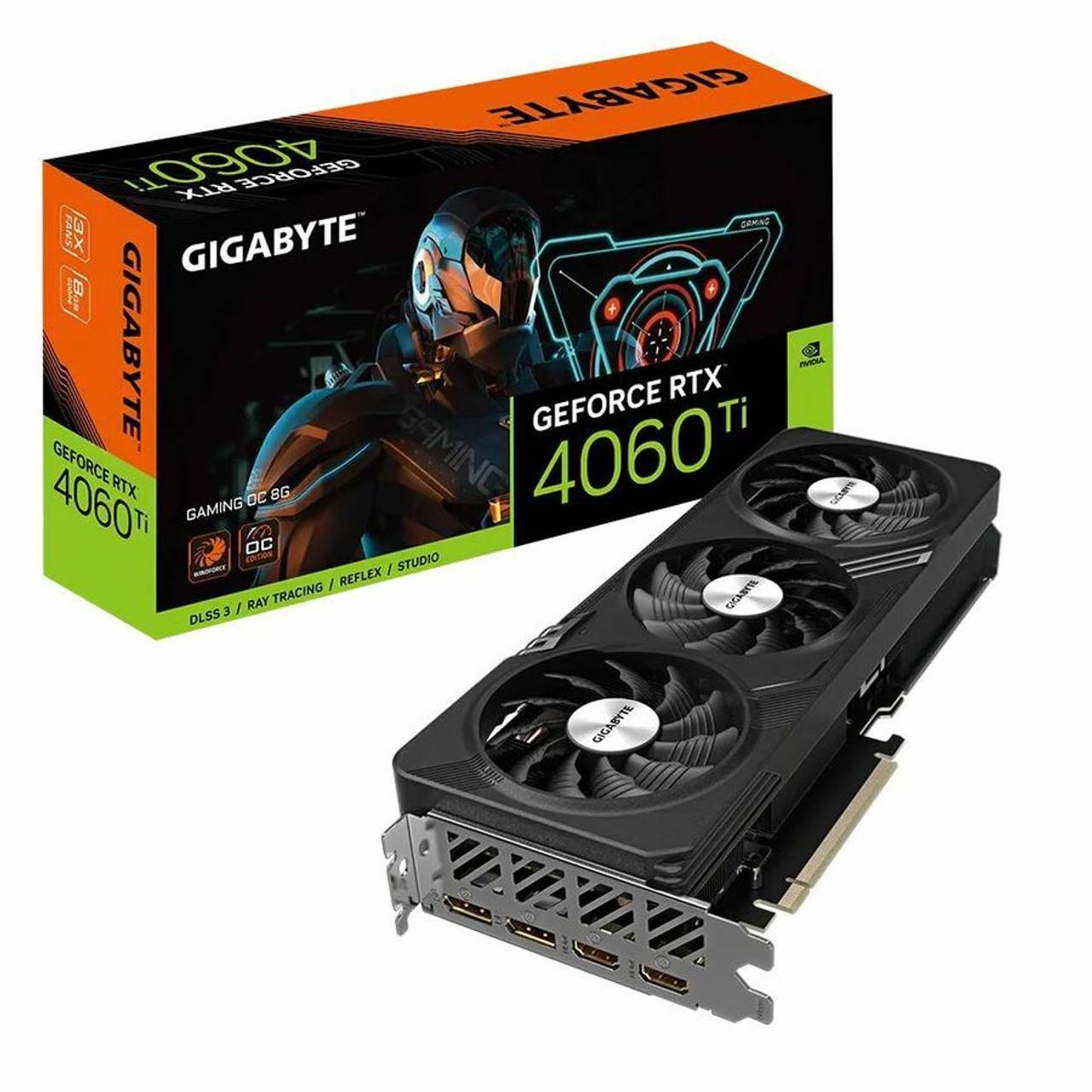 Gigabyte NVIDIA GeForce RTX 4060 Ti Graphic Card 8 GB GDDR6 GV N406TGAMINGOC 8GD