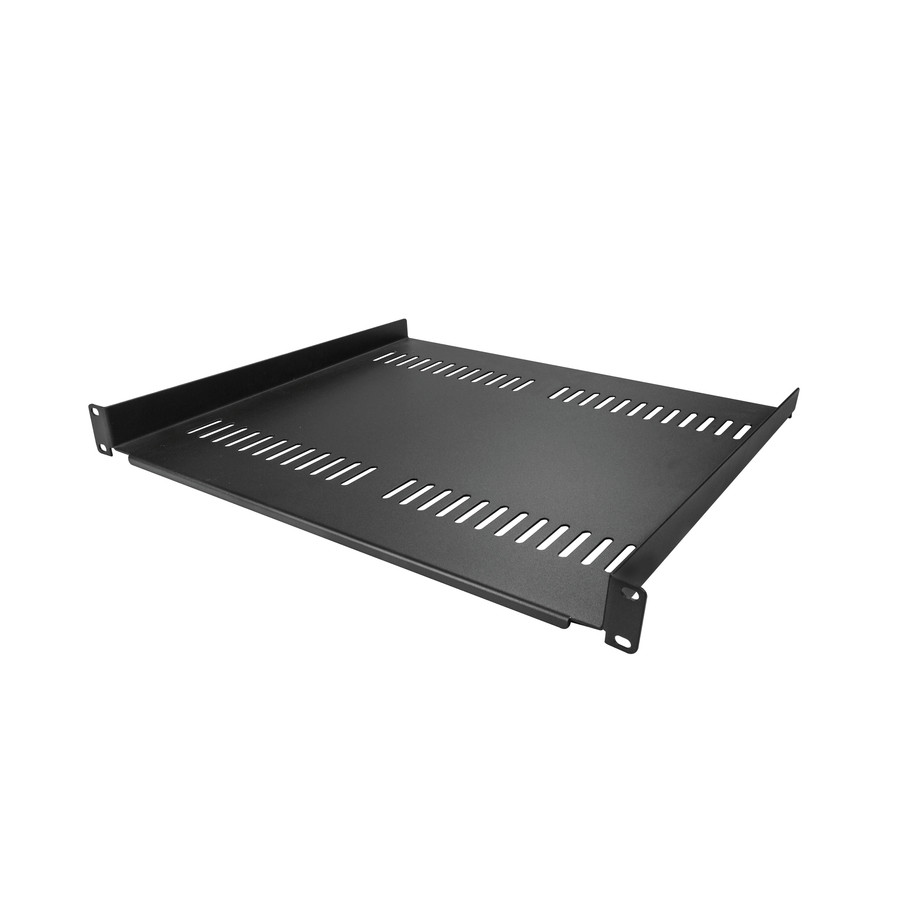 StarTech.com 1U Vented Server Rack Cabinet Shelf - Fixed 16