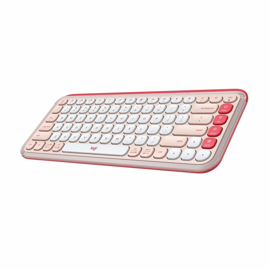 Logitech | POP ICON KEYS Wireless Bluetooth Keyboard - Rose/Off