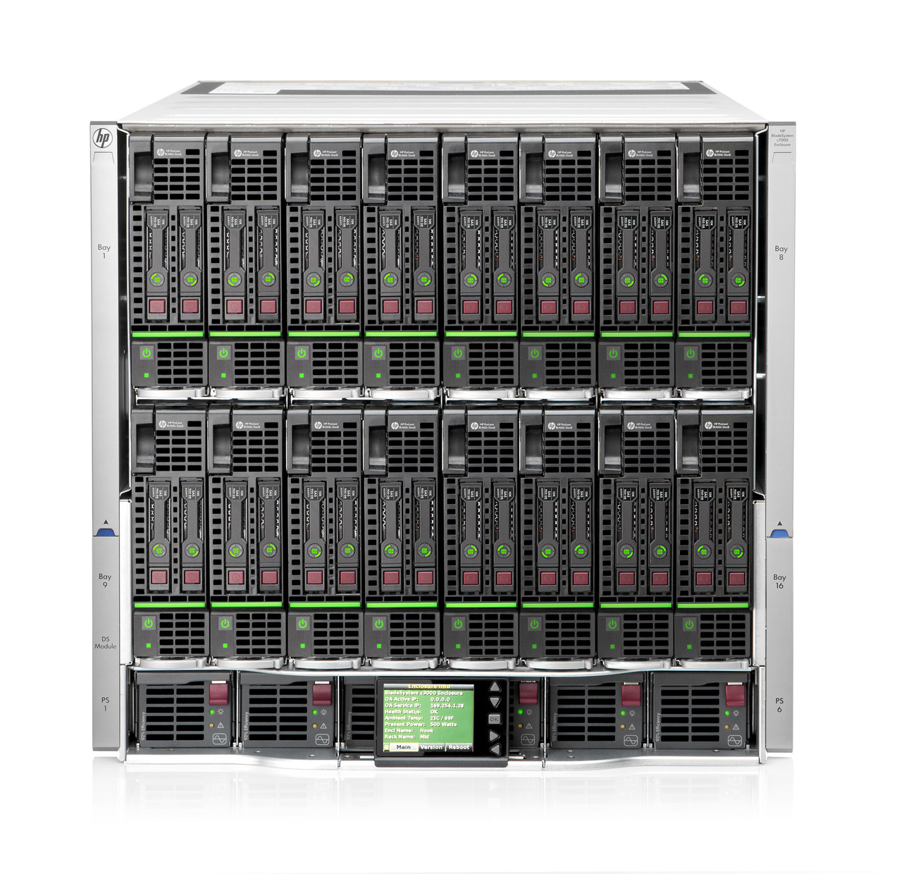 HPE BladeSystem C7000 with 2x BL460c Gen10 Servers