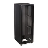 Kendall Howard 37U LINIER Server Cabinet with Glass & Vented Doors & Casters 24” Depth