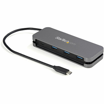 StarTech.com 4 Port USB C Hub - 3x USB-A/1xUSB-C - 5Gbps USB 3.0 Type-C Hub (3.2 Gen 1) - Bus Powered - 11" Long Cable w/ Cable Management