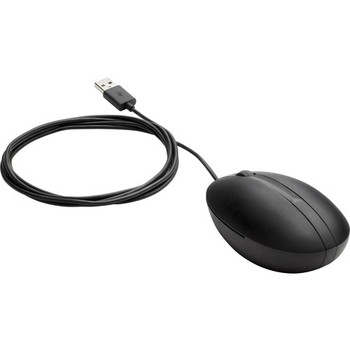 HP Wired Desktop 320M Mouse - Optical - Cable - USB - 1000 dpi - Scroll Wheel - Symmetrical - 9VA80AAR#ABA