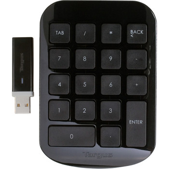 Targus Wireless Numeric Keypad - Black, Gray
