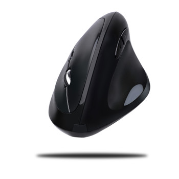 Adesso iMouse E30 - 2.4 GHz Wireless Vertical Programmable Mouse - Black