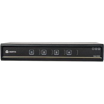 Vertiv Cybex Secure 4K UHD KVM 4-Port DVI-I DH NIAP EAL4+ TAA