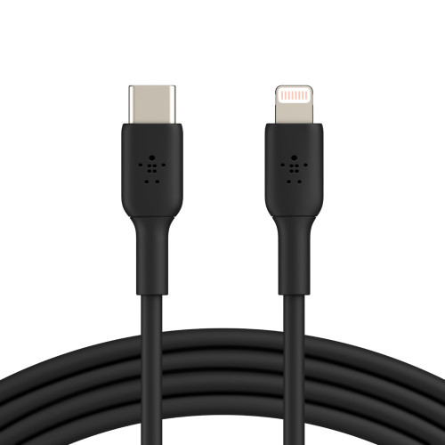 Belkin Lightning/USB-C Data Transfer Cable - 3.28 ft - Black