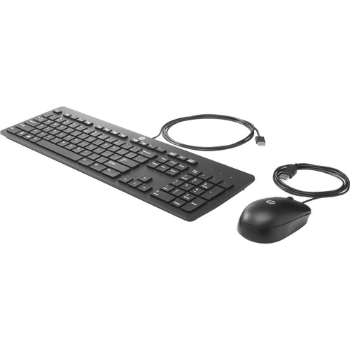 HP Keyboard & Mouse - USB Cable English (US) - USB Cable - Symmetrical - Compatible with Desktop Computer