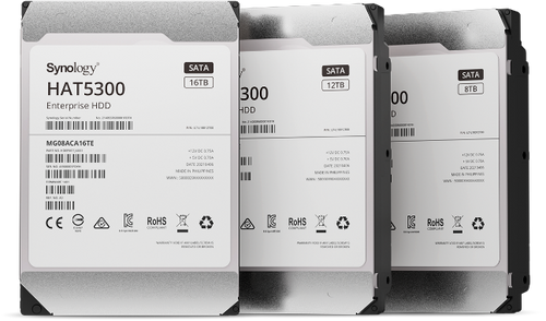 Synology HAT5300-8T 8 TB Hard Drive - 3.5" Internal - SATA (SATA/600) - Server Device Supported - 7200rpm - 550 TB TBW