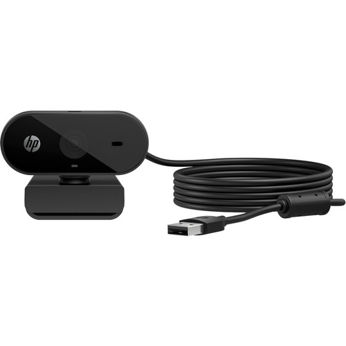 HP 325 Webcam - USB Type A - 1920 x 1080 Video - Microphone - Notebook, Monitor