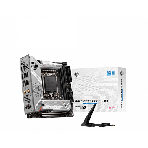 MSI MPG Z790I EDGE WIFI Gaming Desktop Motherboard - Intel Z790 Chipset - Socket LGA-1700 - Mini ITX