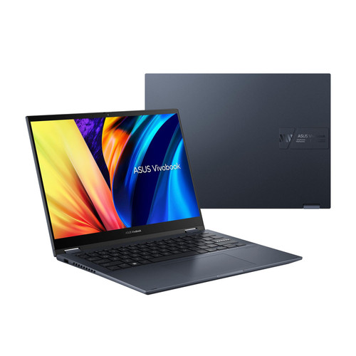 Asus Vivobook S 14 Flip TP3402 TP3402ZA-DB51T 14" Touchscreen Convertible Notebook - WUXGA - 1920 x 1200 - Intel Core i5 12th Gen i5-12500H Dodeca-core (12 Core) 2.50 GHz - 8 GB Total RAM - 8 GB On-board Memory - 512 GB SSD - Quiet Blue