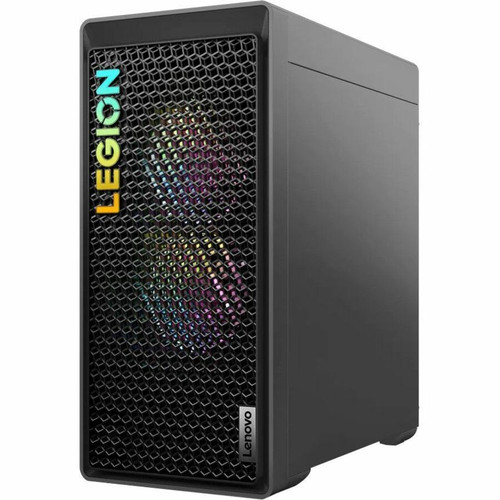 Lenovo Legion T5 26IRB8 90UT000VUS Gaming Desktop Computer - Intel Core i7 13th Gen i7-13700F Hexadeca-core (16 Core) 2.10 GHz - 16 GB RAM DDR5 SDRAM - 1 TB M.2 PCI Express NVMe 4.0 x4 SSD - Tower - Storm Gray