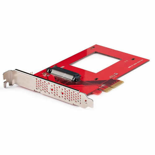 StarTech.com U.3 to PCIe Adapter Card, PCIe 4.0 x4 Adapter For 2.5" U.3 NVMe SSDs, SFF-TA-1001 PCI Express Add-in Card, TAA Compliant\n