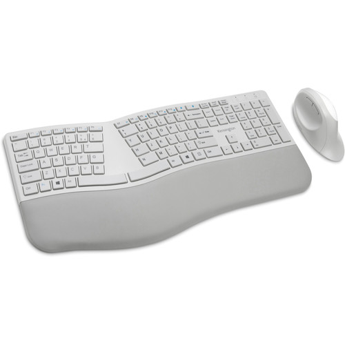 Kensington Pro Fit Ergo Wireless Keyboard and Mouse - Gray