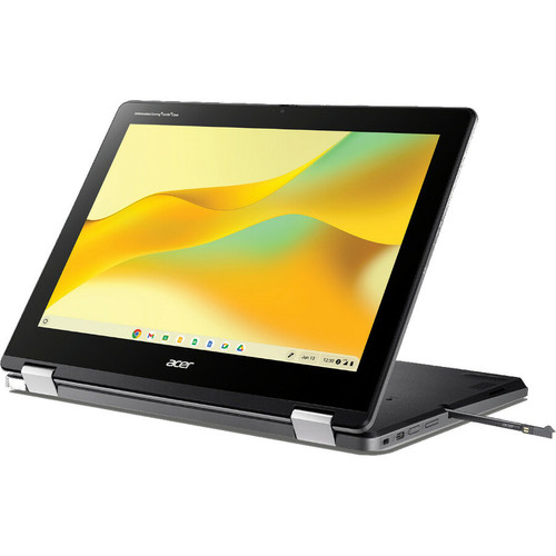 Acer Chromebook Spin 512 R856TN R856TN-C0Y7 12" Touchscreen Convertible 2 in 1 Chromebook - HD+ - 1366 x 912 - Intel N100 Quad-core (4 Core) - 8 GB Total RAM - 8 GB On-board Memory - 64 GB Flash Memory - Black