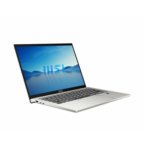 MSI Prestige 14H B12 Laptop, Silver, 14" FHD+ 60 Hz, Intel i5-12500H, Nvidia RTX 2050, 16GB Memory, 512GB SSD, Win 11 Pro, 3 Year Warranty